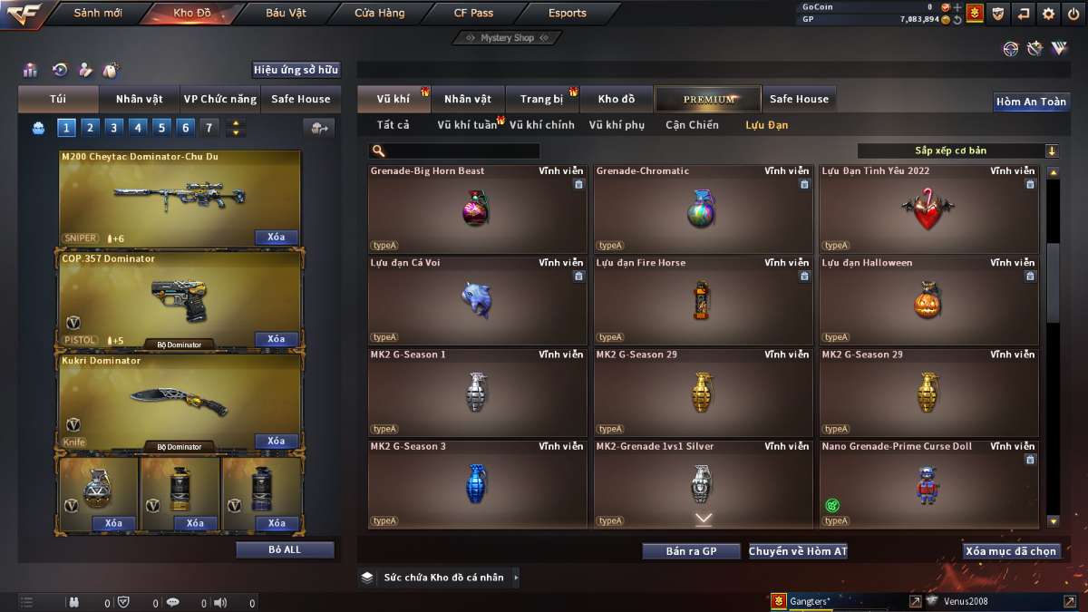 shop acc cf uy tin gia re